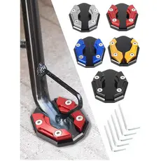 Apoio E Protetor De Piso Descanso Lateral P/ Moto Em Alumínio Motos Kickstand Scooter Motos Baixas