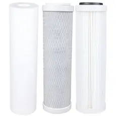 Kit Refil Filtro Reposição 1 Polipropileno 1 Carvão Ativado 1 Lavável