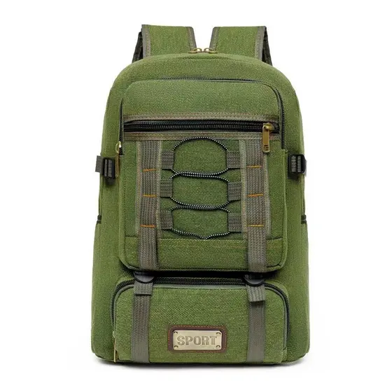 Mochila Bolsa Lona Masculina Grande Reforçada Masculina Feminina Moda Style Qualidad Resistênte Unissex RC-51055