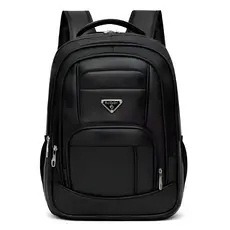 Mochila Couro Masculina Reforçada Para Notebook Escolar Excecultivo Social