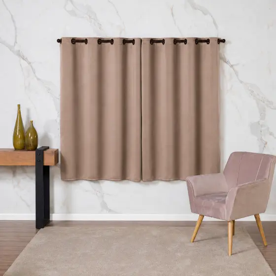 Cortina blackout tecido 2,00x1,30 para sala quarto e cozinha