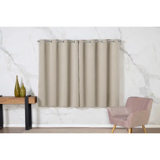 Cortina Blackout Tecido 4,00 X 1,30 Para Sala Quarto e Cozinha