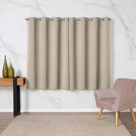 Cortina Blackout Tecido 3,00x1,30 Para Sala E Quarto