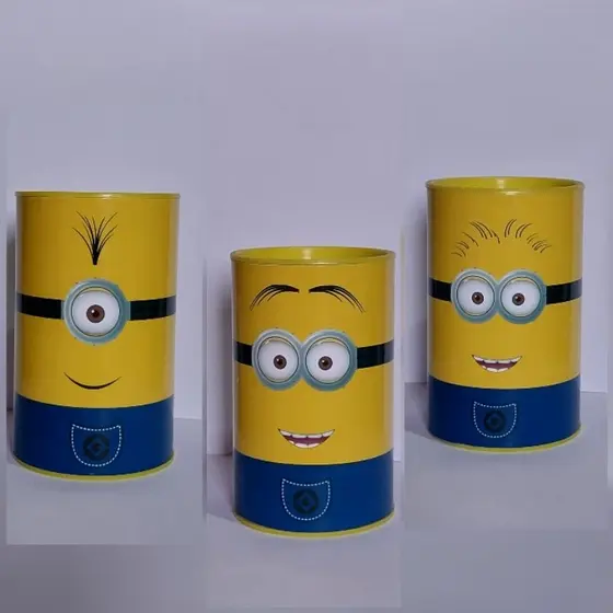 Cofrinho Personalizado Minions 10 unidades