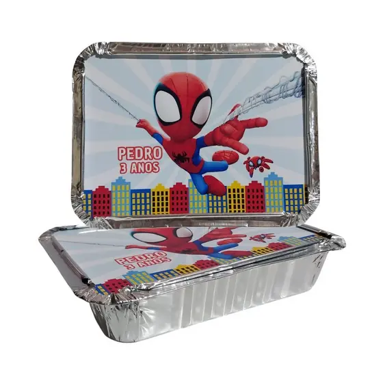 20~30 Marmitinha Personalizada Homem Aranha Cute, Marmitinha de aluminio para bolo