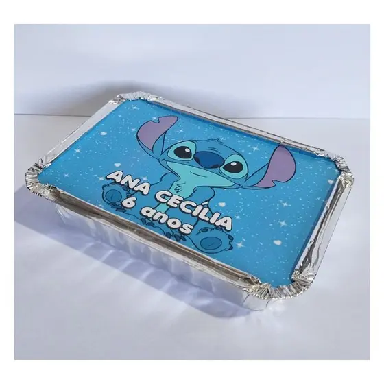 Marmitinha Stitch - Marmitinha para Bolo personalizada Stich para Lembrancinha