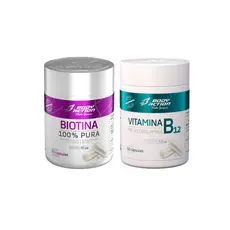 Kit Biotina + Vitamina B12 (60 cápsulas) - Body Action