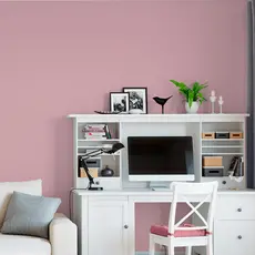 Papel de Parede Rosa Liso 5 METROS x 45CM Adesivo Autocolante