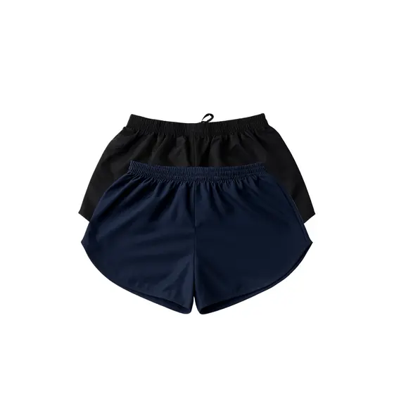kit com 2 pçs short tactel para praia, lazer, caminhada, treino ou pro dia dia, P ao Plus size G4