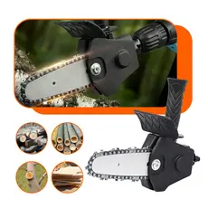 Adaptador de Motosserra Portátil para Furadeira Parafusadeira 4 polegadas