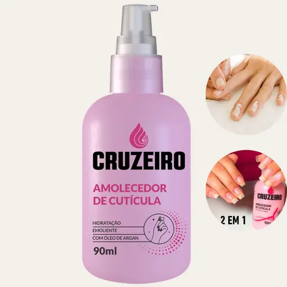 Amolecedor De Cutícula Para Manicure Hidrata Cruzeiro 90ml