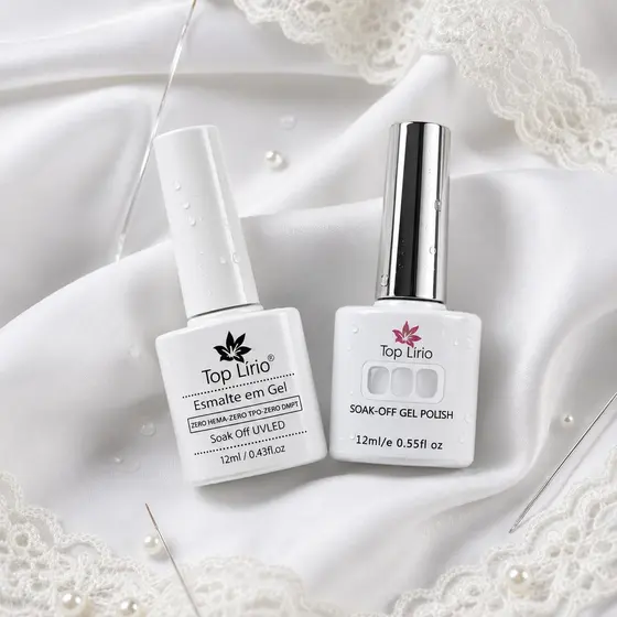 Kit Francesinha Esmalte Gel UV LED 20g K&S Nail Designer