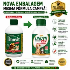 Linovit 200 ml Suplemento Vitaminico Para Cães E Gatos Abril de 2027