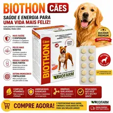 Biothon - suplemento de vitaminas, aminoácidos e minerais - 1 cartela avulso