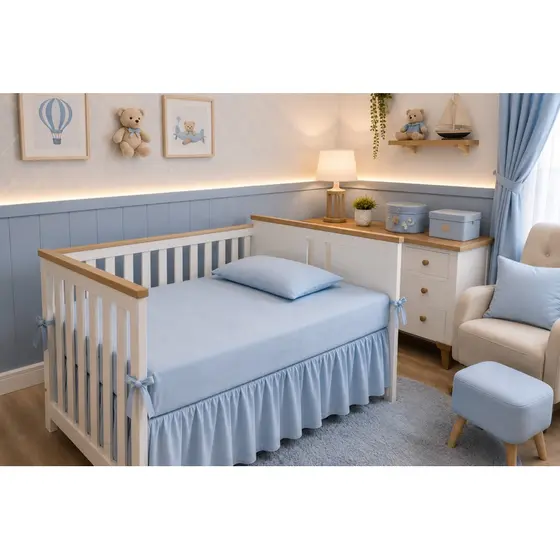 LENÇOL DE MANTA SOFT PLUSH PARA BERÇO 2 PEÇAS