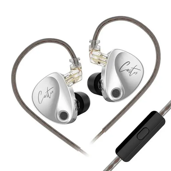 KZ Castor fone de Ouvido Intra-Auriculares com Som de Alta Fidelidade