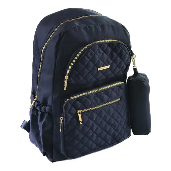 MOCHILA FEMENINA com Grande CAPACIDADE e Varios DIVISORIOS e ESTOJO de Lapis codigo 1281-70