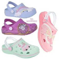 Babuche Infantil Feminino Baby com Enfeite WorldColors