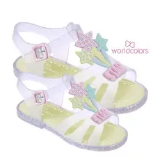 Sandália Infantil Feminina Star Kids Gliter Furtacor WorldColors