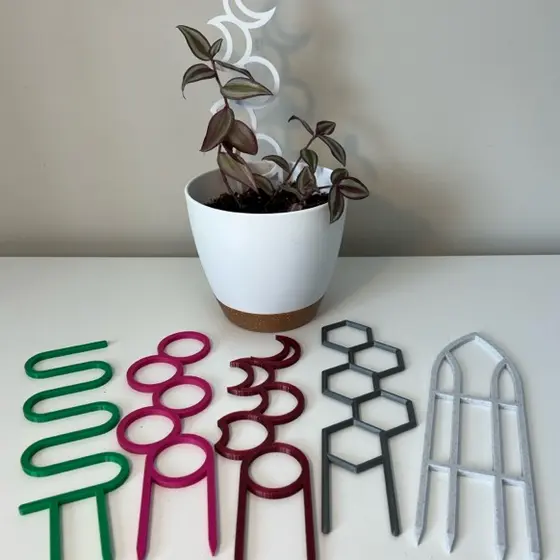 Treliça de Jardim Suporte Decorativo para Plantas 24,8cm Grande Vários Modelos e Cores