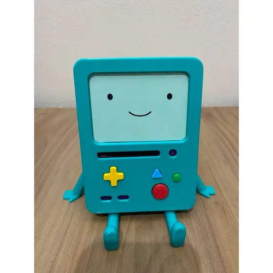 Boneco Colecionavel BMO HORA DA AVENTURA Figura Decorativa Action Figure Colecionaveis Impressao 3D