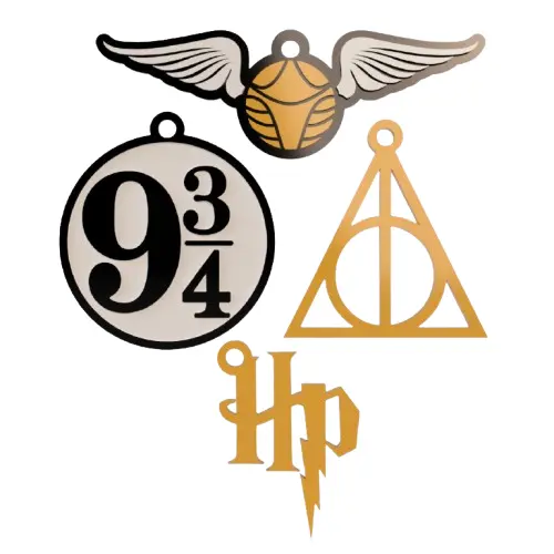 Chaveiro Personalizado HARRY POTTER Impressao 3D