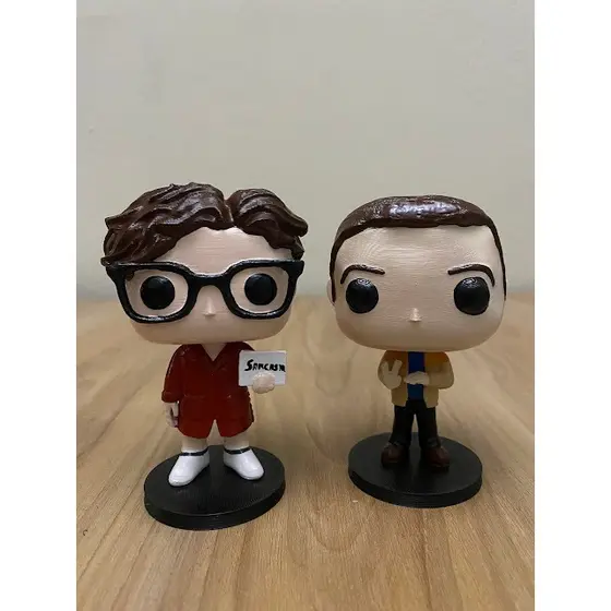 Boneco Colecionavel THE BIG BANG THEORY Figura Decorativa Action Figure Colecionaveis Impressao 3D