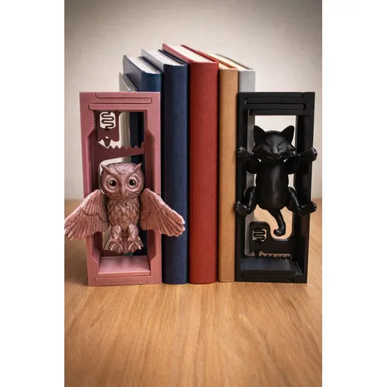 BIBLIOCANTO SUPORTE DE LIVROS  APARADOR DE LIVROS Suporte Aparador Ajustável Porta Livros IMPRESSÃO 3D