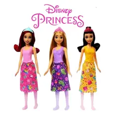 Boneca Princesa Ariel Disney Festa 26cm | Saia e Tiara Removíveis | Brinquedo Infantil 3+