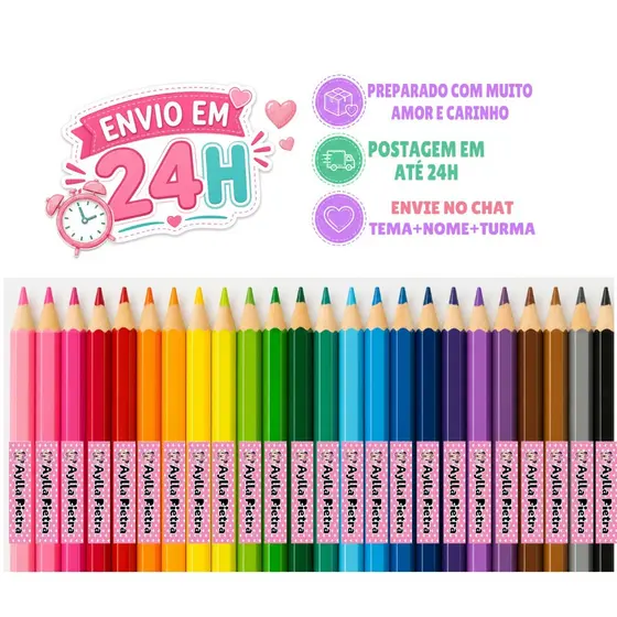 75 / 150 / 300 - Etiquetas Adesivas Escolar / Adesivos para Material Escolar / TODOS OS TEMAS