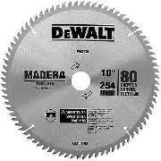 Serra Circular P/ Madeira 10' C/ 80 Dentes De Widea Dewalt