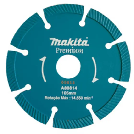 Disco Concreto Diamantado Segmentado Premium 105mm A88814 - Makita Original