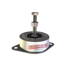 Amortecedor De Vibração Com chapa 4 Furos Mac 1/4"  Fixação