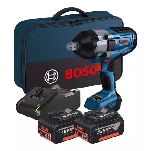 Chave De Impacto + 2 Bateria 4ah 34 Gds 18v-1050h Bosch Bolsa