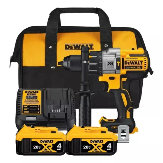 Furadeira Parafusadeira 2 Baterias 20v 4ah Dewalt Dcd996 Bivolt com Bolsa