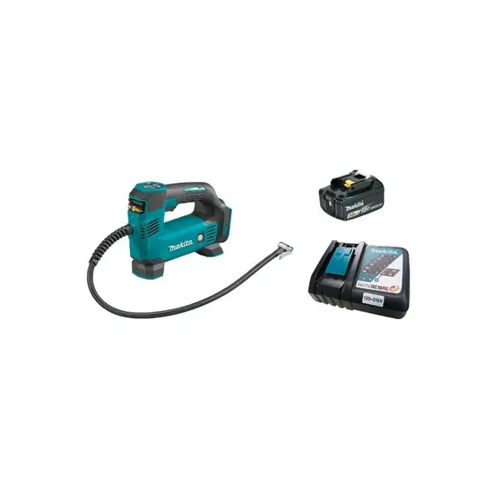 Compressor De Ar Dmp180z 18v Makita Com Bateria E Carregador