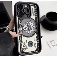 Engraçado Anime Rick Morty Dólar Padrão Caso para iPhone 13 Pro | 14 pro
