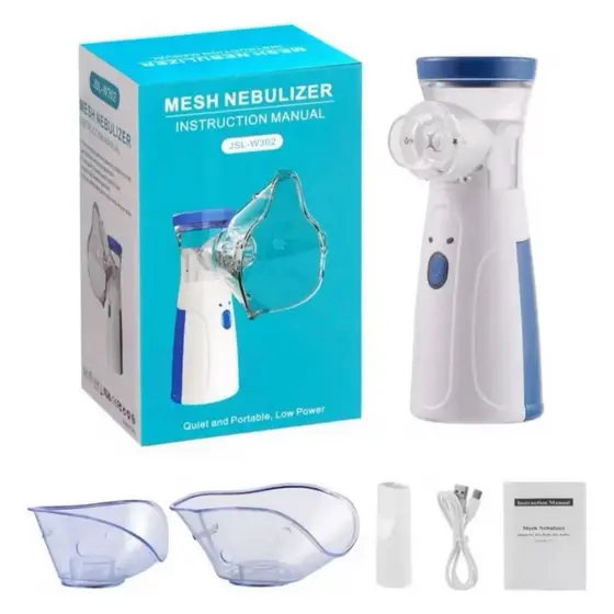 Nebulizador e Inalador Portatil Ultrasonico Adulto e Infantil