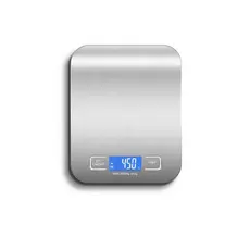 Balança Digital De Cozinha Inox Até 10kg Capacidade Fit Alta