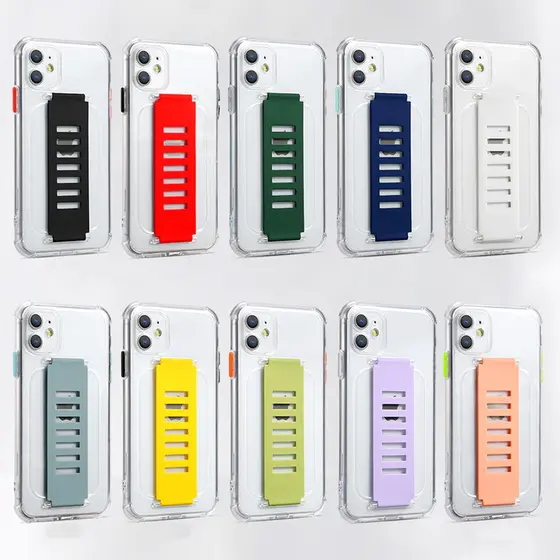 Capa Silicone Holder Translúcida Compatível Com iPhone 12 Mini (5.4")