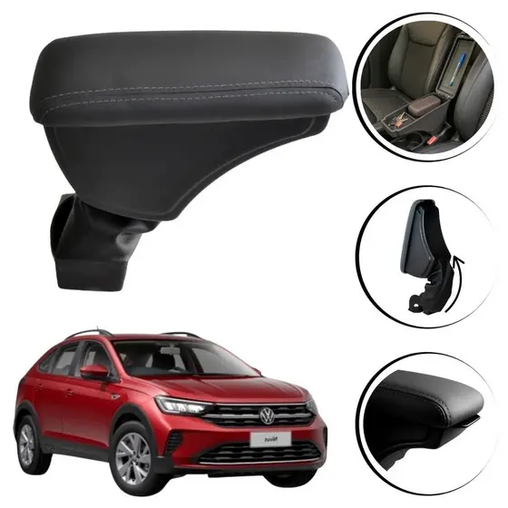 Encosto Apoio De Braço Com Porta Objetos P/ Nivus Sense