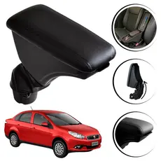 Apoio Descanso de Braço com Porta Objetos para Fiat Grand Siena Encaixe Perfeito Conforto e Organização