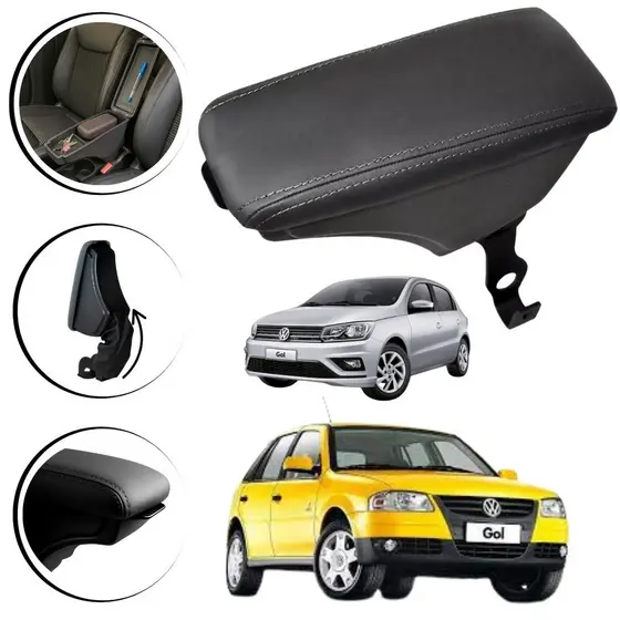 Apoio de Braço Encosto P/ VW Gol Voyage Saveiro G5 G6 G7 G8 (Sem console central)