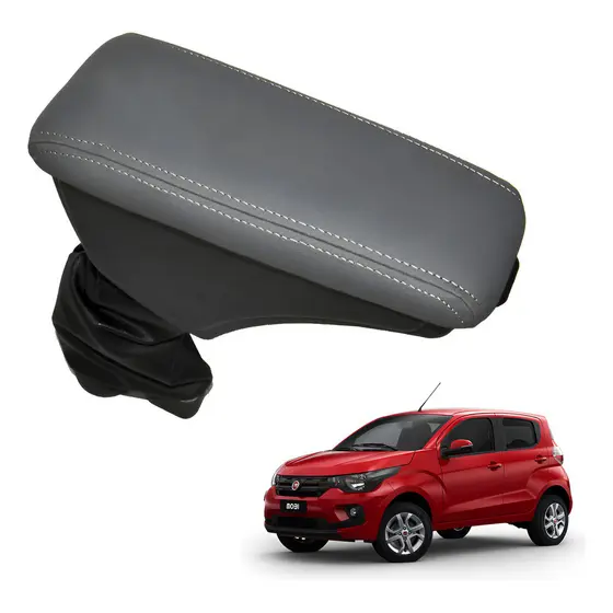 Apoio de Braço Artefactum Fiat Mobi 2016-2023 – Porta-Objetos e Porta-Caneta – Console Central Premium