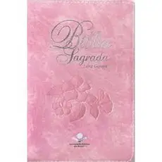 Bíblia Sagrada Letra Gigante - Rosa Nobre