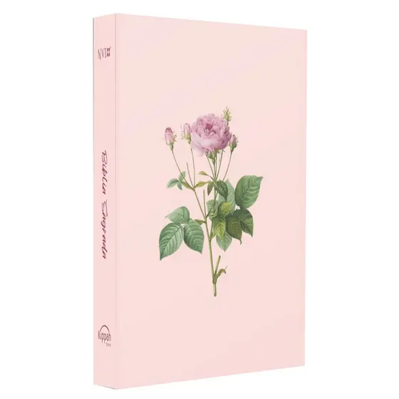 Bíblia Sagrada - NVI - Rosa de Saron - Capa Dura - Letra Média