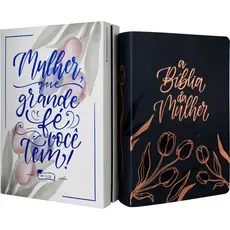 A Bíblia da Mulher - Grande - NAA - Capa Azul Escuro