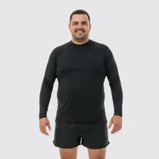 Camisa plus size manga longa masculino blusa segunda pele proteção uv