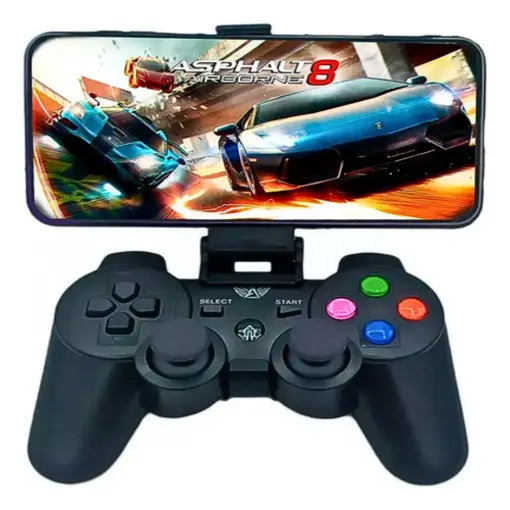 Controle Gamer Joystick Bluetooth Universal Altomex Sem Fio Com Suporte Para Celular Android iOS