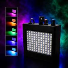 Strobo Rítmico 108 Leds Rgb Xh-108 108w Ritimico Colorido Refletor